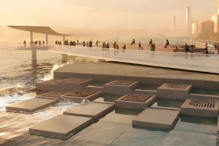 Kennedy Town Waterfront Set For A New Wave-Shaped Promenade By 2031 kennedy town new praya waterfront promenade 2031