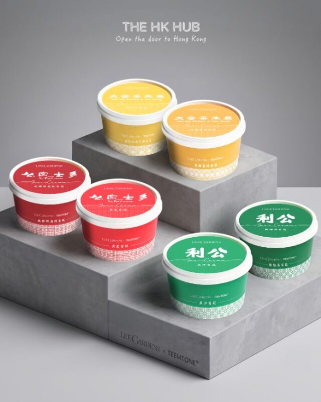 3 different ice cream flavours at ice cream jam popup event
