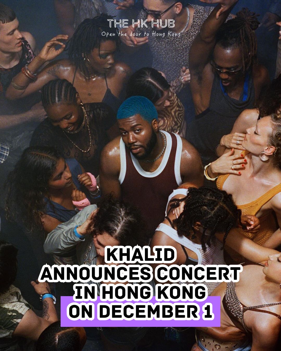 Khalid announces concert in Hong Kong on December 1 (Khalid via Instagram)