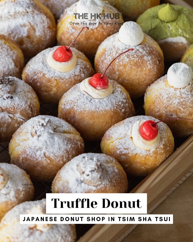 Truffle Donut serves a variety of donuts