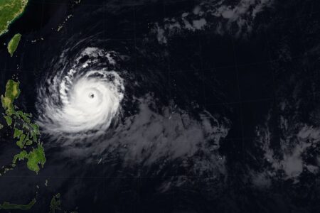Super Typhoon Bavi To Push Hong Kong Temperatures Up To 38°C This Weekend typhoon bavi satellite image