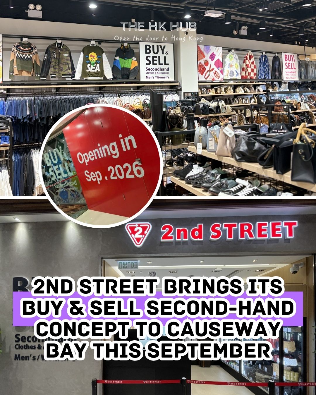 2nd Street To Open in Causeway Bay This September (2nd Street | The HK HUB)