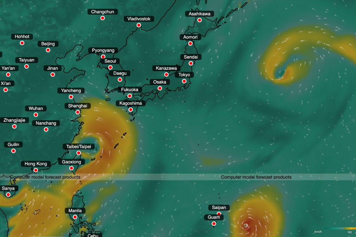ai model forecast twin cyclones