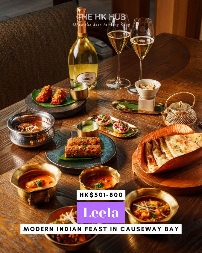 Leela Contemporary Indian Feast in Causeway Bay