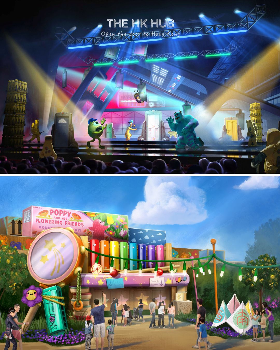 Pixar-themed theatrical spectacular debuting in the first half of 2027 (Hong Kong Disneyland)