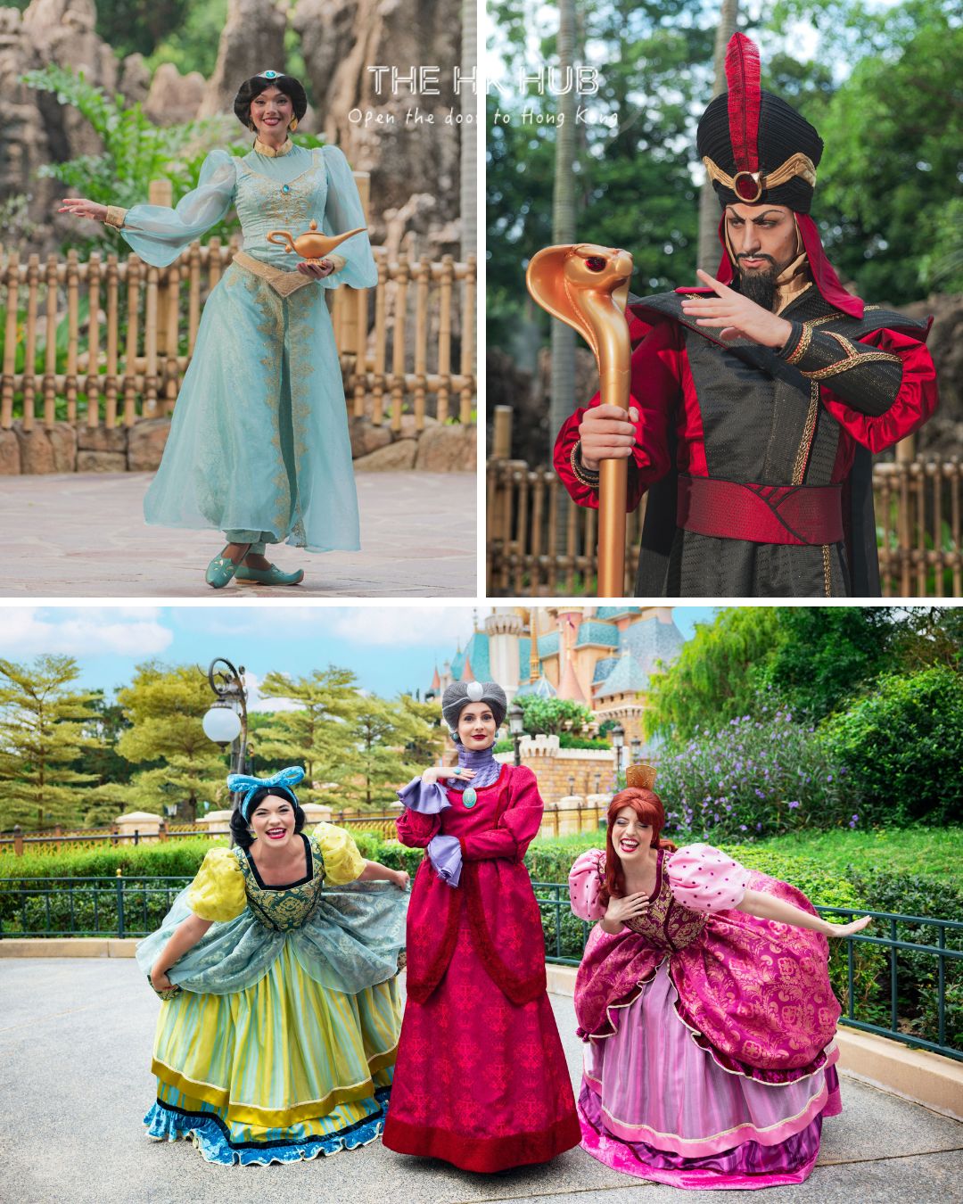 Princess Jasmine, Jafar and other seasonal Disney characters (Hong Kong Disneyland)