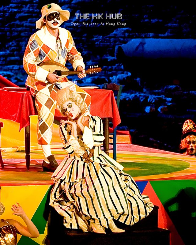 a scene of Leoncavallo’s Pagliacci