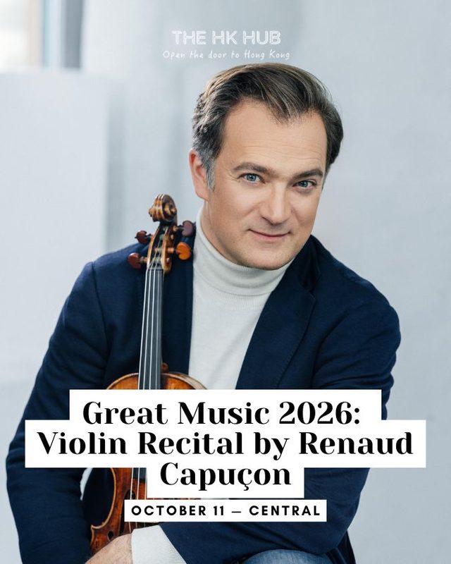 Great Music 2026: Violin Recital by Renaud Capuçon