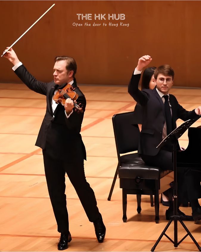 Violinist Renaud Capuçon and pianist Guillaume Bellom