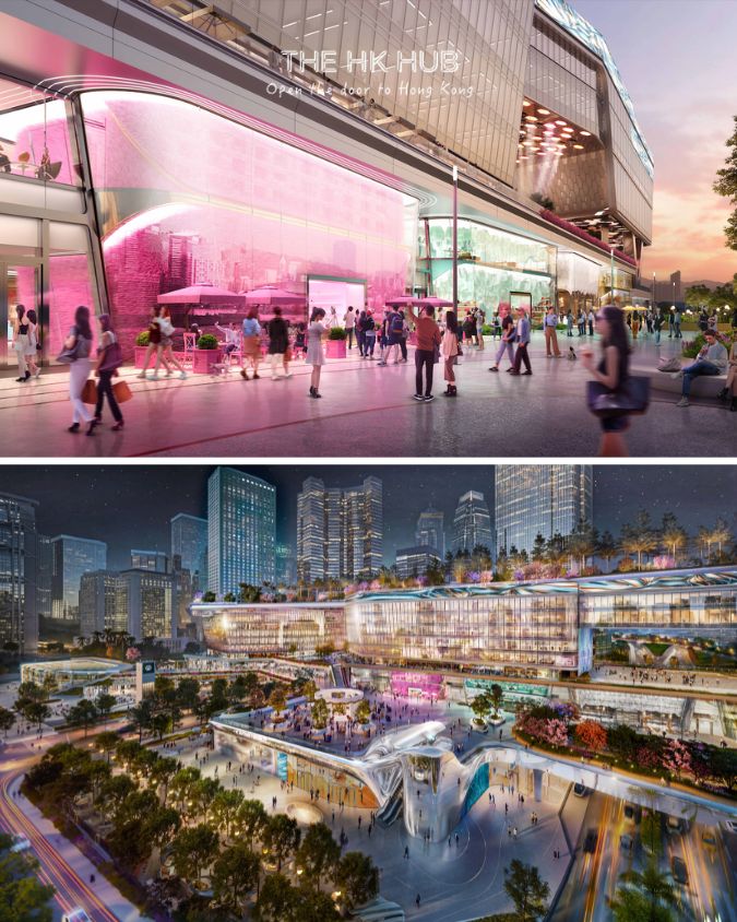 the duplex flagship store and central yard