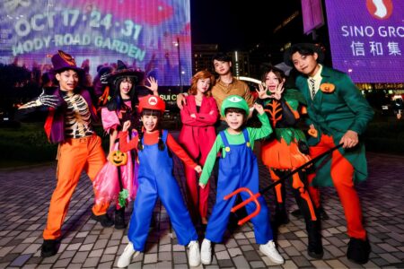Hong Kong Kicks Off Its First Halloween Month With Cosplay Street Parties From October 17 a group of people dressed in halloween costumes