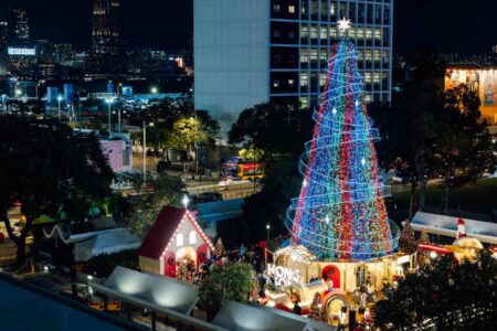20-Metre Christmas Tree And Christmas Town Return To Central This November hong kong winterfest christmas town and christmas tree