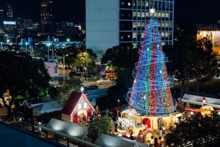 20-Metre Christmas Tree And Christmas Town Return To Central This November hong kong winterfest christmas town and christmas tree