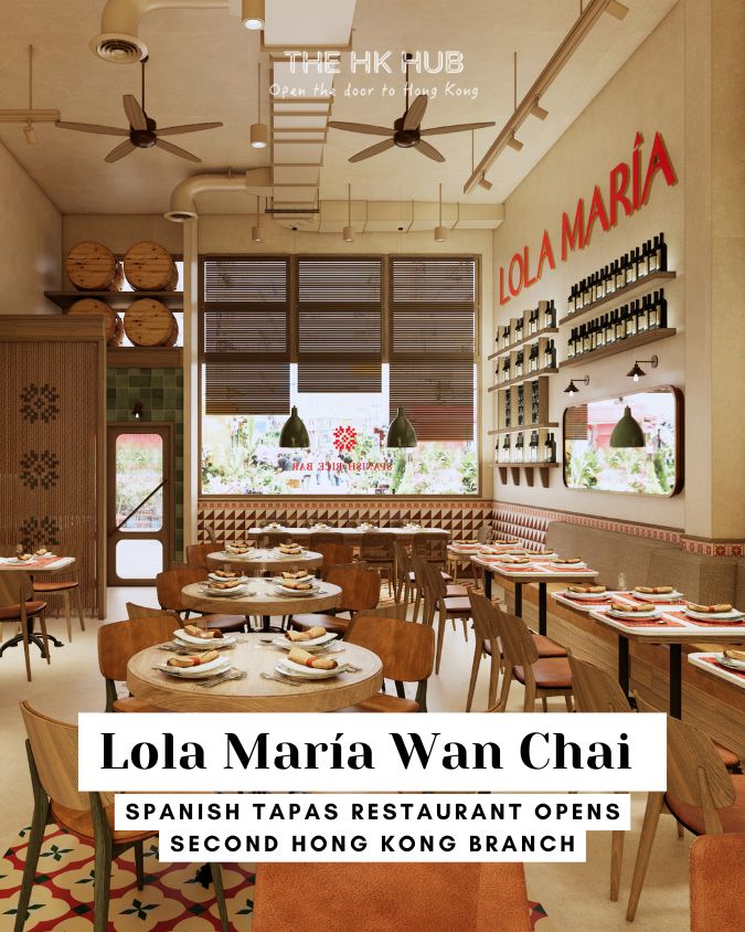 Lola María Wan Chai — Spanish Tapas Restaurant Opens Second Hong Kong Branch
