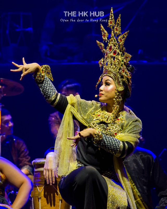 Mak Yong dancers at the Taksu show